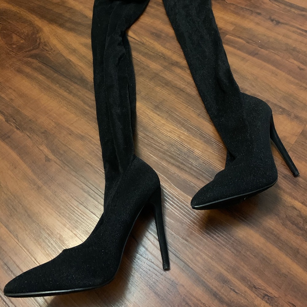 Women Socks Over the Knee Boots size 7